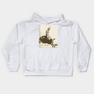 Rodeo Bull riding Kids Hoodie